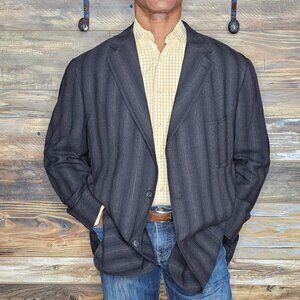 GIANLUCA ISAIA Napoli NEIMAN Marcus Sciammeria Spider Wool Blazer Jacket 46R